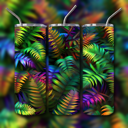 Abstract 3D Art Tumbler