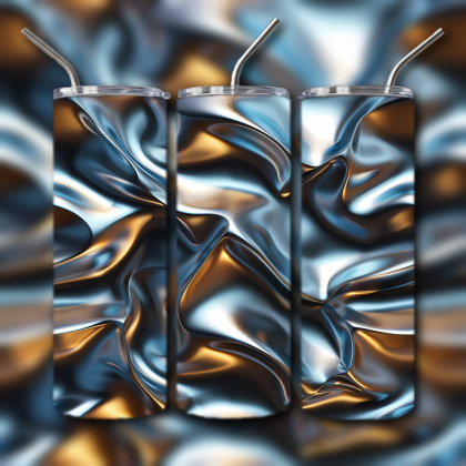 Abstract 3D Art Tumbler
