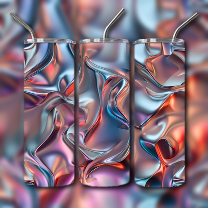 Abstract 3D Art Tumbler