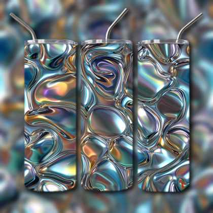 Abstract 3D Art Tumbler