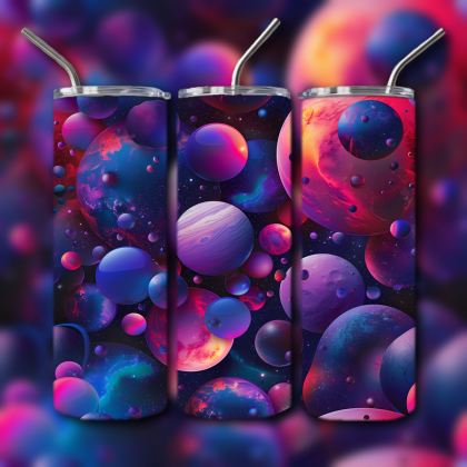 Abstract 3D Art Tumbler