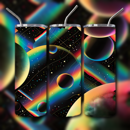 Abstract 3D Art Tumbler