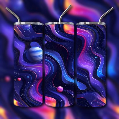Abstract 3D Art Tumbler