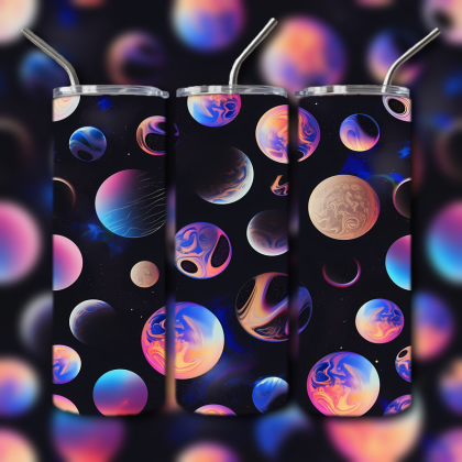 Abstract 3D Art Tumbler