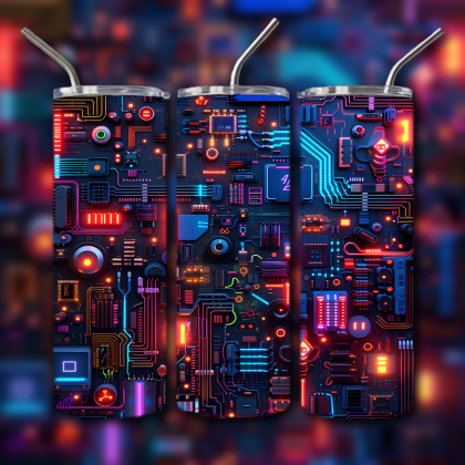 Abstract 3D Art Tumbler