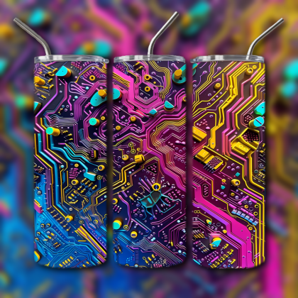 Abstract 3D Art Tumbler