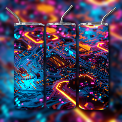 Abstract 3D Art Tumbler