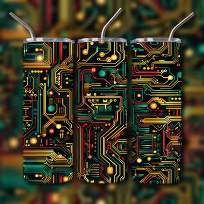 Abstract 3D Art Tumbler