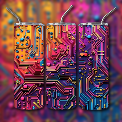 Abstract 3D Art Tumbler