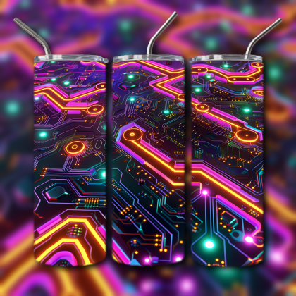 Abstract 3D Art Tumbler