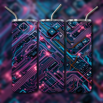 Abstract 3D Art Tumbler