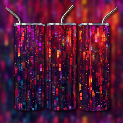 Abstract 3D Art Tumbler