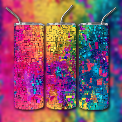 Abstract 3D Art Tumbler