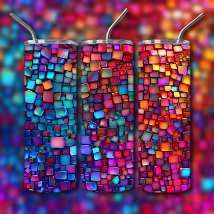 Abstract 3D Art Tumbler