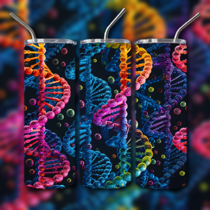 Abstract 3D Art Tumbler