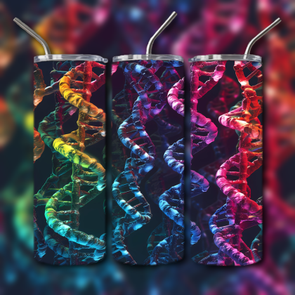 Abstract 3D Art Tumbler