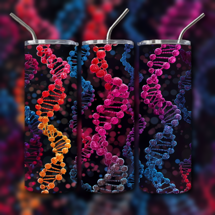 Abstract 3D Art Tumbler