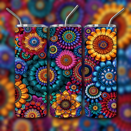 Abstract 3D Art Tumbler