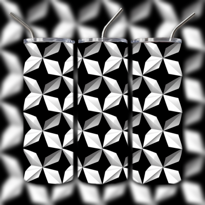 Abstract 3D Art Tumbler