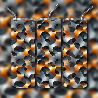 Abstract 3D Art Tumbler