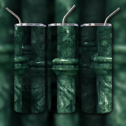 Abstract 3D Art Tumbler