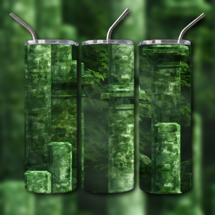Abstract 3D Art Tumbler