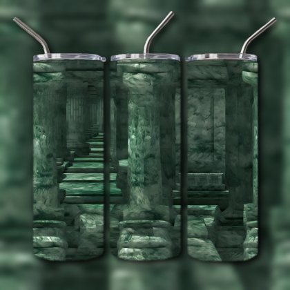 Abstract 3D Art Tumbler