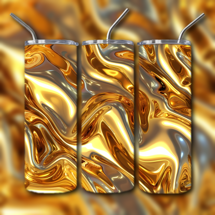 Abstract 3D=T20 Art Tumbler