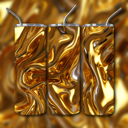 Abstract 3D Art Tumbler