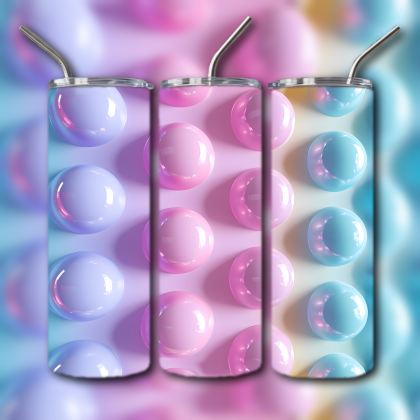 Abstract 3D Art Tumbler
