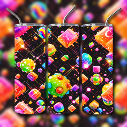 Abstract 3D Art Tumbler