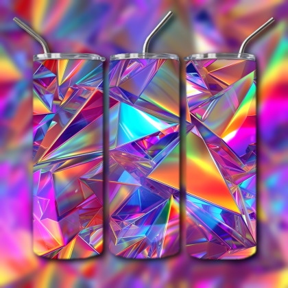 Abstract 3D Art Tumbler