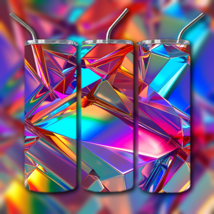 Abstract 3D Art Tumbler