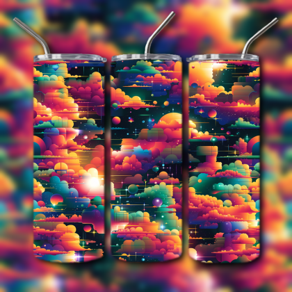 Abstract 3D Art Tumbler