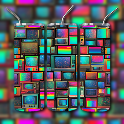Abstract 3D Art Tumbler