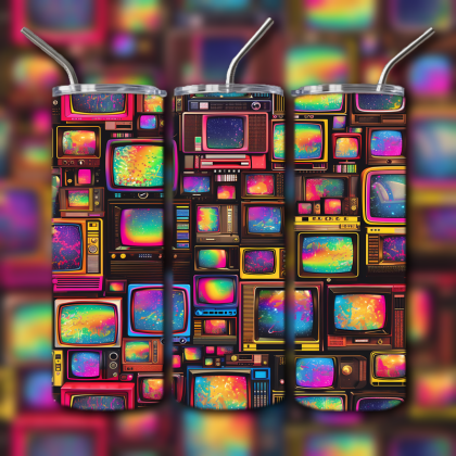 Abstract 3D Art Tumbler