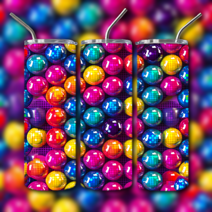 Abstract 3D Art Tumbler