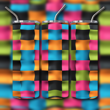Abstract 3D Art Tumbler