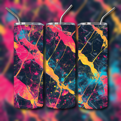 Abstract 3D Art Tumbler