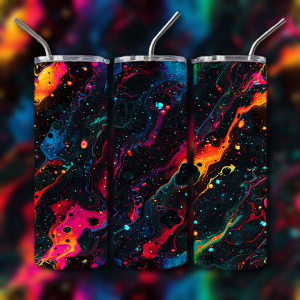 Abstract 3D Art Tumbler