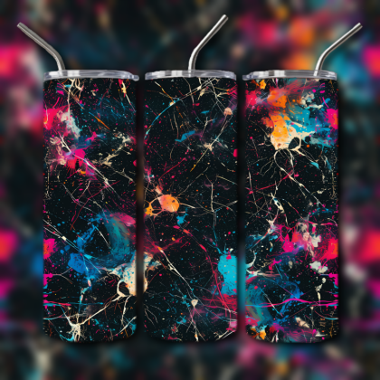 Abstract 3D Art Tumbler