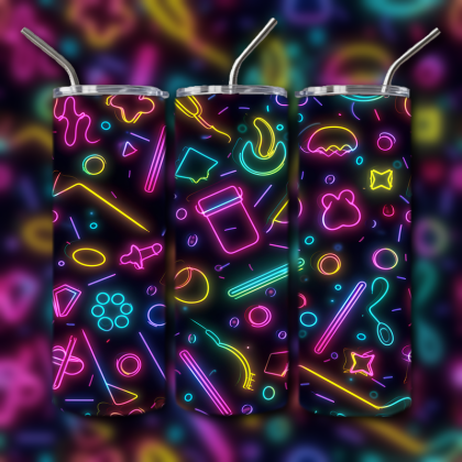 Abstract 3D Art Tumbler