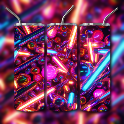 Abstract 3D Art Tumbler