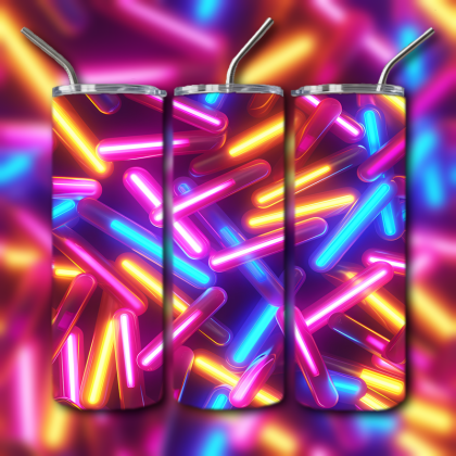 Abstract 3D Art Tumbler