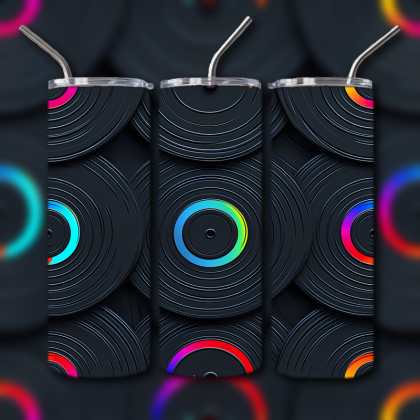 Abstract 3D Art Tumbler