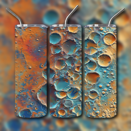 Abstract 3D Art Tumbler
