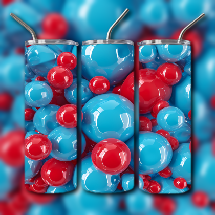Abstract 3D Art Tumbler