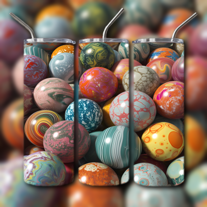 Abstract 3D Art Tumbler