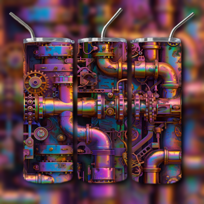 Abstract 3D Art Tumbler
