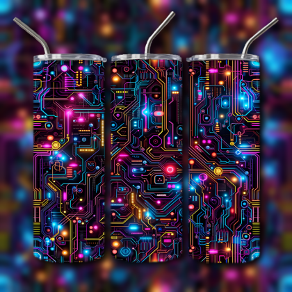 Abstract 3D Art Tumbler